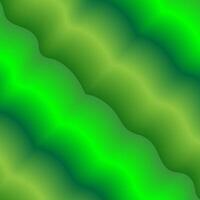 Abstract gradient fantasy background with green wavy lines pattern vector