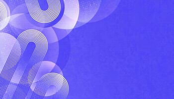 Minimalist Abstract Background in Purple Gradient. Creative Banner with Geometric Circle Shapes vector