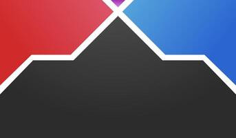 Abstract Geometric Design with Colorful Shapes vector