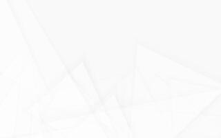 Abstract white geometric background light design shape line triangle vector