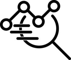 Analytics icon, analyzing sign. Marketing Research icon. flat design in trend style vector