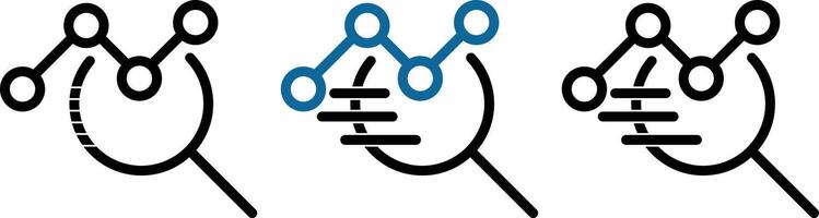 Analysis icon. Analytics symbol, analyzing sign. Marketing Research icon. Finance monitoring symbol. flat design in trend style vector