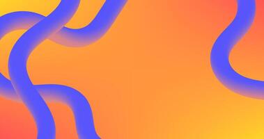 Abstract Gradient Background with Gradient Wavy Lines. Dynamic Effect. illustration. vector