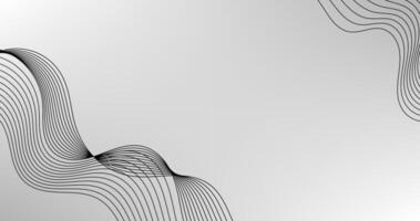 Abstract gray background with wavy lines. illustration for graphics elements vector