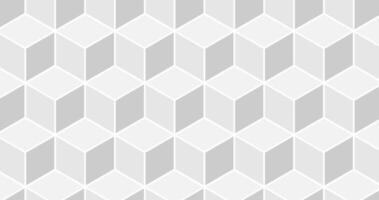 Pattern of white cubes on a gray background. illustration vector
