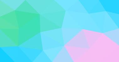 Illustration of blue abstract polygonal modern multicolor background vector