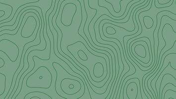 Green Topographic Map Background with Contour Lines vector