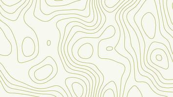 Minimalist Topographic Contour Lines on Light Background vector