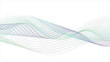 Abstract Digital Waveform Background with Gradient Lines vector