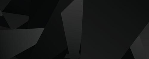 Abstract dark geometric background with angular shapes and shadows vector