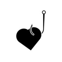 Heart shape with needle and thread symbolizing sewing or tailoring craftsmanship vector