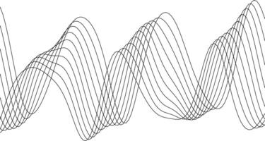 Abstract wave pattern design featuring flowing lines for modern art projects vector