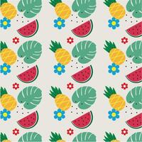 fruit pattern design vector