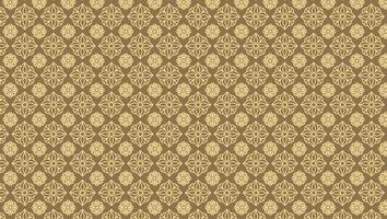 A brown and gold wallpaper with a pattern vector