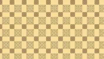 A brown and tan checkered pattern vector