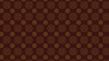 A brown and gold pattern on a dark background vector