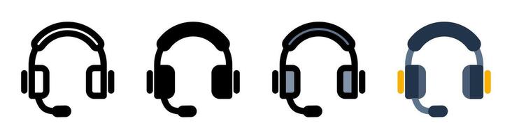 Modern support icon with simple and elegant design. Ideal for customer service, help desk and technical support applications. vector