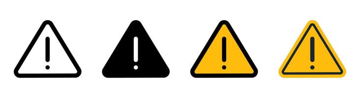 Modern alert icon with simple and elegant design. Ideal for security, alert and notification related apps. vector