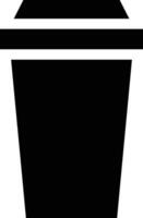 A Simple Trash Bin Icon Illustration in White Background. vector