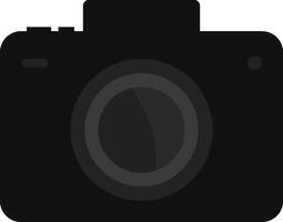 A Simple Photo Camera Icon Flat Style Illustration vector