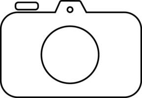 A Simple Camera Icon Line Art Illustration for Web, Graphics vector