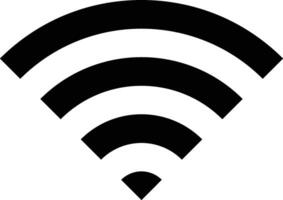 A Simple WIFI Icon Illustration. WIFI Signal Icon Illustration vector