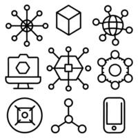 a set of icons that include a computer, a phone, and a tablet vector