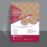 An attractive flyer design template for corporate vector