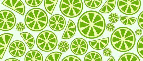 Bright juicy seamless background with lime. Lime tropical background. vector