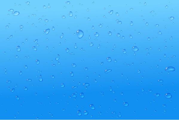 Blue drops background. Condensate glass in macro texture.