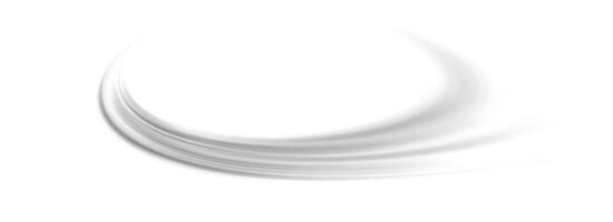 Grey wind line element. Light gris curve speed effect. Air stream flow wavy motion trace. Blowing wind wave concept. Swoosh and swirl stripe path design illustration. Grey swirl element vector