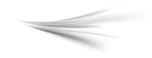 Grey wind line element. Light gris curve speed effect. Air stream flow wavy motion trace. Blowing wind wave concept. Swoosh and swirl stripe path design illustration. Grey swoosh element vector