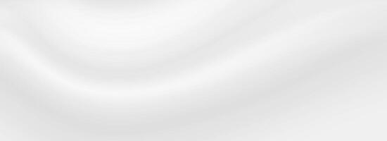 Smooth grey wave background. Abstract subtle cream texture. Curve line template wallpaper for medical, tech, cosmetic concept, brochure, poster, flyer, leaflet. Soft grey gradient backdrop vector