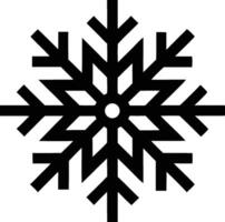 snowflake icon on solid white background art. vector