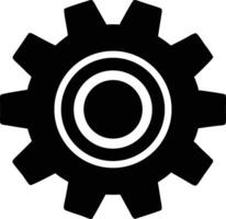 settings gear icon system configuration. vector