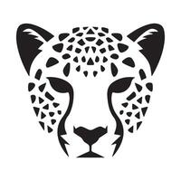 Sleek and Powerful Cheetah Designs in Flat and Outline Styles vector