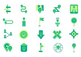Map and Navigation Icon Element vector