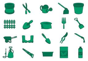 Gardening And Farming Tools Element vector