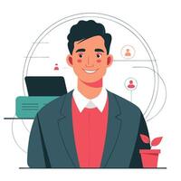 Concept Illustration Depicting the Importance of Paying Attention and Staying Focused vector
