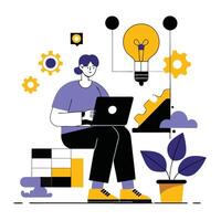 Concept Illustration Emphasizing the Importance of Paying Attention vector