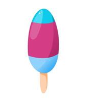 Ice cream with stick vector
