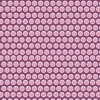Simple minimalist pattern with flower and circles. Hand draw seamless floral texture for fabric, wrapping, textile, wallpaper vector