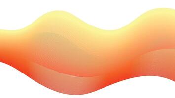Abstract Orange and Yellow Gradient Wave Design vector