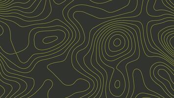Abstract Topographic Line Pattern with Dark Background vector