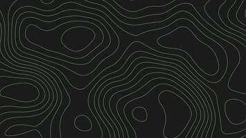 Abstract Topography Pattern with Subtle Green Lines vector