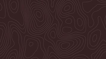 Dark Abstract Topographic Line Pattern Background vector