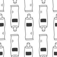 Wavy Tube Package Seamless Pattern vector