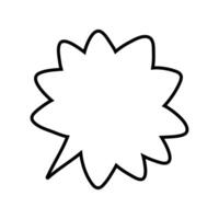 speech bubble icon illustration over white background, line and fill style, text bubble. vector