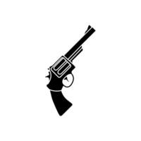 Revolver icon. Flat illustration of Revolver icon for web design vector