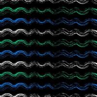 Wavy lines with brushstroke style pattern on a dark background vector